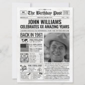 1961年カスタム新聞紙誕生日カード、トレンド シーズンカード (正面)