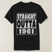 1961年ストレー生まれト1961年のおもしろい誕生日 Tシャツ (デザイン正面)