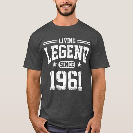 1961年以来の生きている伝説 Tシャツ (正面)