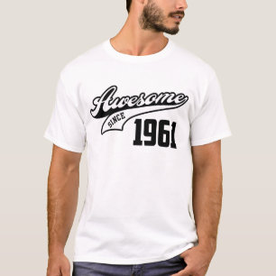 1961年以来素晴らしい Tシャツ