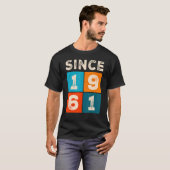 1961年以来61誕生日 Tシャツ (正面フル)