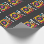 1961年生まれヴィンテージ60th誕生日ヴィニルスクラシック ラッピングペーパー (角)