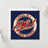 1961年製 カード (正面/裏面インサイチュ)