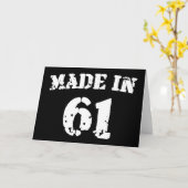 1961年製 カード (黄色い花)