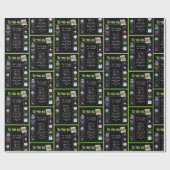 1961年誕生日トリビア ラッピングペーパー (フラット)