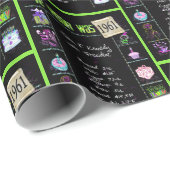 1961年誕生日トリビア ラッピングペーパー (ロールコーナー)