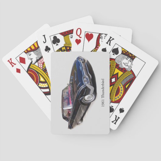 1961年雷鳥遊カード トランプ (裏面)