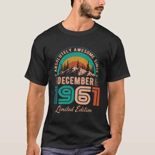 1961年12月誕生日素晴らし1961年12月以降 Tシャツ (正面)