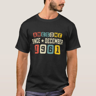 1961年12月60誕生日 Tシャツ