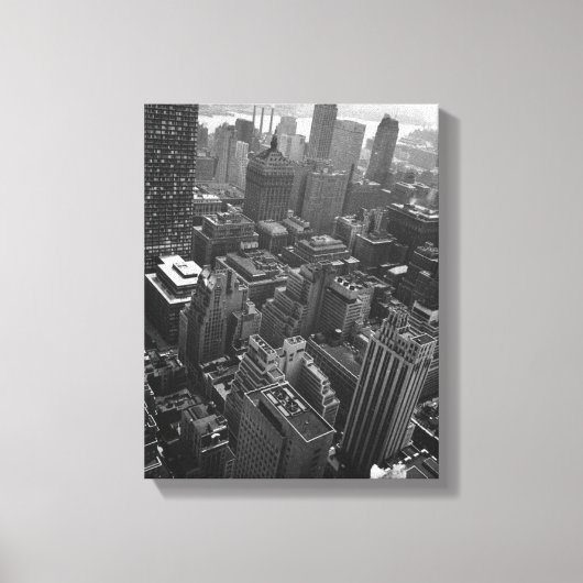 1961年5月2日：ニューヨークのクライスラー建物 キャンバスプリント (正面)