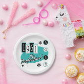 1961年60誕生日中世紀モダン ペーパープレート (パーティー)