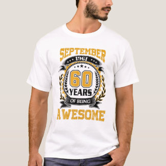 1961年9月に作られ60年Gであ素晴らしる Tシャツ