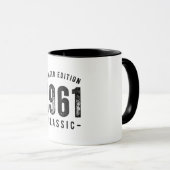 1961年 クラシックな誕生年 マグカップ (正面右)