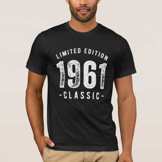 1961年 クラシック ヴィンテージ 誕生年 Tシャツ (正面)