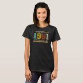 1961版誕生日レトロ Tシャツ (正面フル)