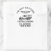 1961生まれ年のヴィンテージ生誕生月贈り物 ラウンドシール (バッグ)