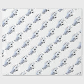 1961白コルベット ラッピングペーパー (フラット)