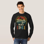 1961素晴らし年5月ヴィンテージ61誕生日以降 Tシャツ (正面フル)