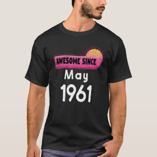 1961素晴らし年5月誕生日1961年5月ヴィンテージ Tシャツ