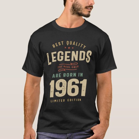 1961誕生日62歳 Tシャツ (正面)