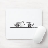 1961 1962シボレーコルベット マウスパッド (マウス)