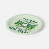 1961 60th誕生日ゴルフ愛好家 ペーパープレート (アングル)