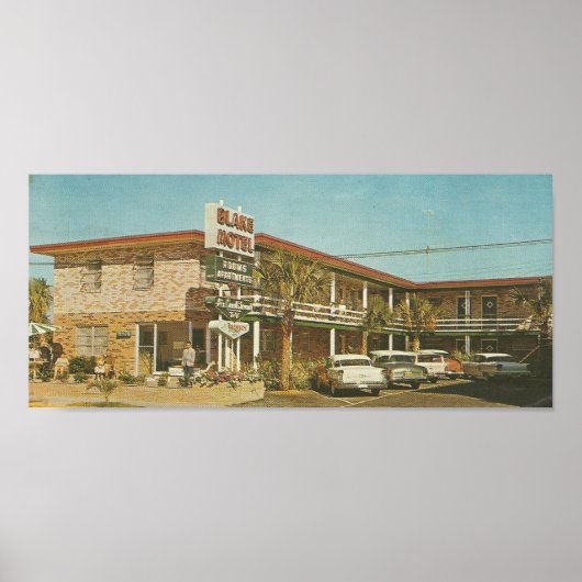 1961 Blake Motel to Myrtleビーチ, SC ポスター (正面)