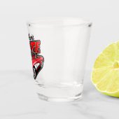 1961 C1赤パーソナライズされたスポーツカークラシックガレージ ショットグラス (右)