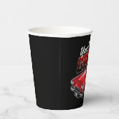 1961 C1赤パーソナライズされたスポーツカークラシックガレージ 紙コップ (右)