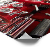 1961 Dodge Lancerダッシュボード ポスター (角)