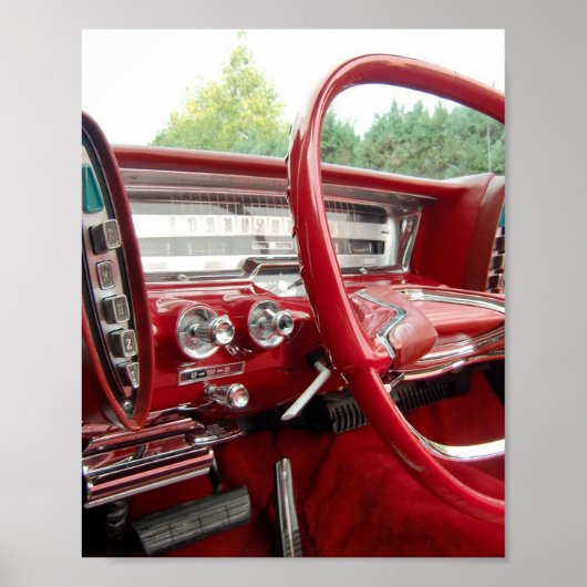 1961 Dodge Lancerダッシュボード ポスター (正面)