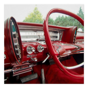 1961 Dodge Lancerダッシュボード ポスター