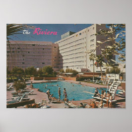 1961 The Hotel Riviera, Las Vegas, NV ポスター