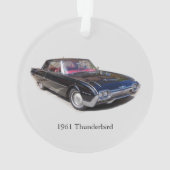1961 Thunderbirdアクリルオーナメント オーナメント (裏面)