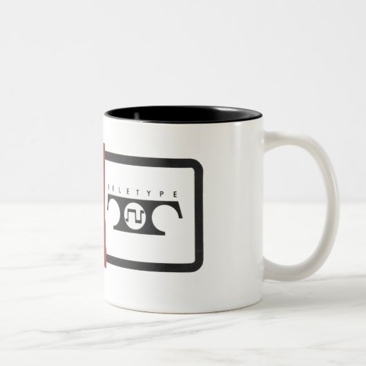 1962こんにちはTelepalのマグ(赤い) ツートーンマグカップ (右)