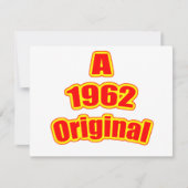 1962元の赤 カード (正面)