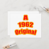 1962元の赤 カード (正面/裏面インサイチュ)