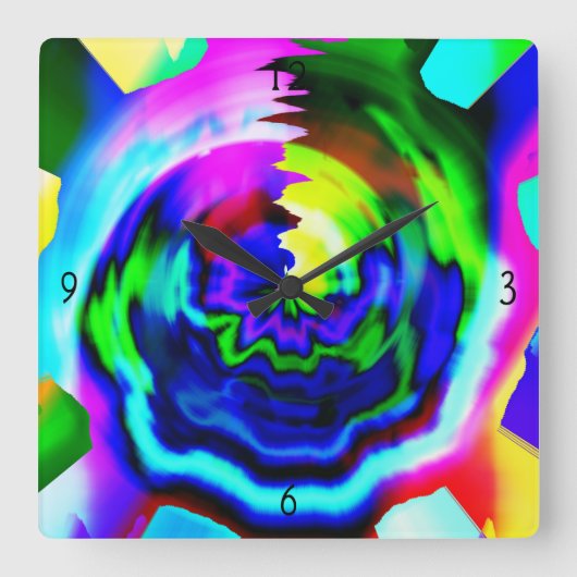 1962平方ウォールクロック スクエア壁時計 (正面)