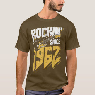 1962年からロックンロックヴィンテージファン60th Bir Tシャツ