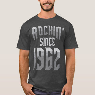 1962年からロックンロックヴィンテージファン60th Bir Tシャツ