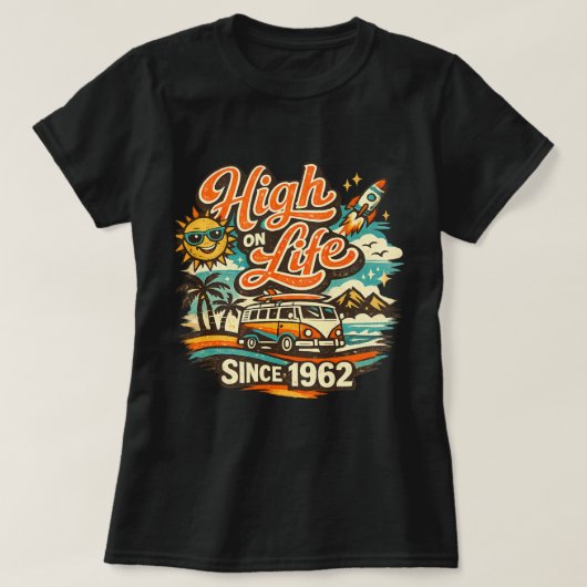 1962年から人生最高 Tシャツ (デザイン正面)