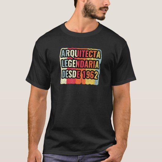 1962年から伝説の女性建築家 Tシャツ (正面)