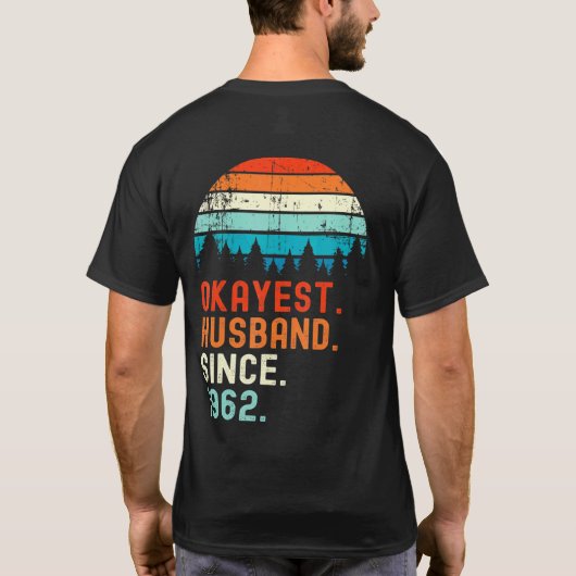 1962年から続く夫結婚夫 Tシャツ (裏面)