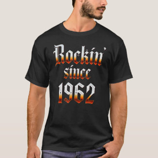 1962年から61番目の誕生日ロックロクラシックブ Tシャツ