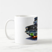 1962年のコルベットの黒い車 コーヒーマグカップ (左)