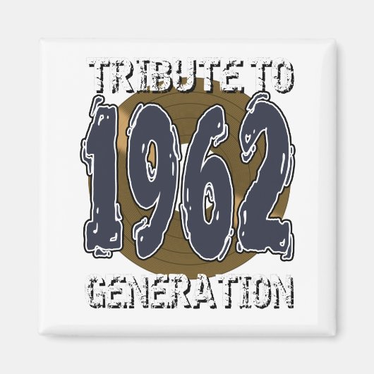 1962年の記念日に向けて献上品 マグネット (正面)