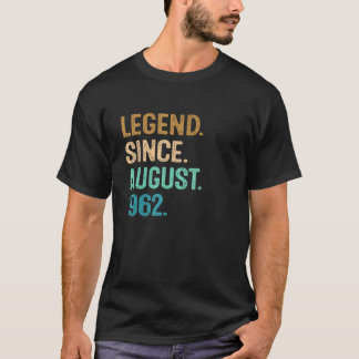 1962年の誕生以来60威厳がある年の伝説 Tシャツ