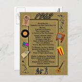 1962年イベント素晴らし誕生日カード ポストカード (正面/裏面)