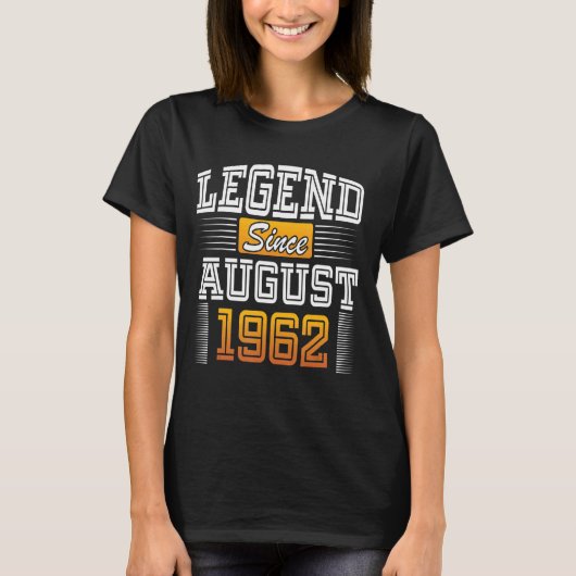 1962年以威厳がある降の伝説 Tシャツ (正面)