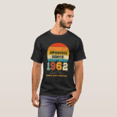 1962年以素晴らし来60誕生日オリジナル部品60 Tシャツ (正面フル)